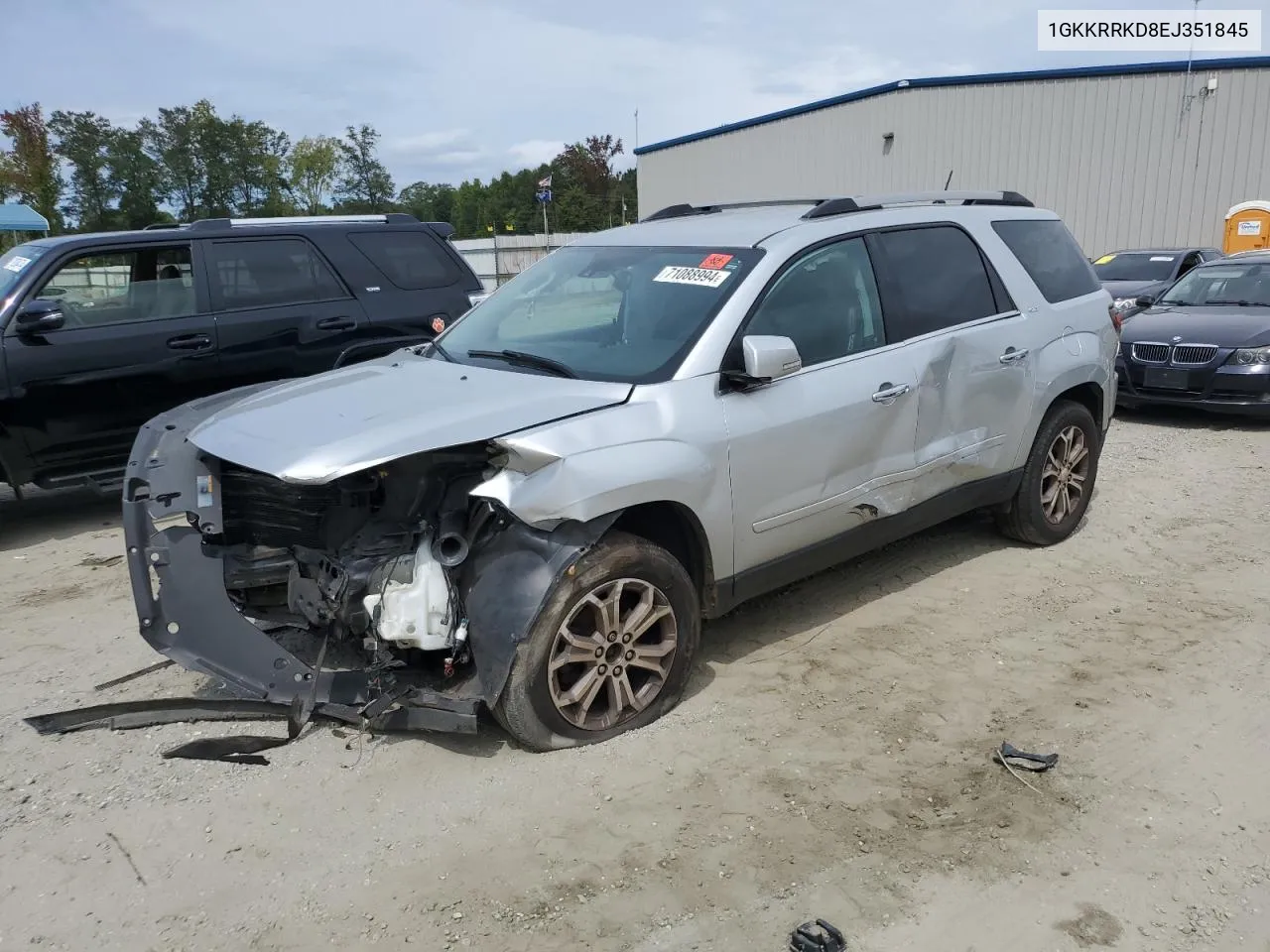 2014 GMC Acadia Slt-1 VIN: 1GKKRRKD8EJ351845 Lot: 71088994