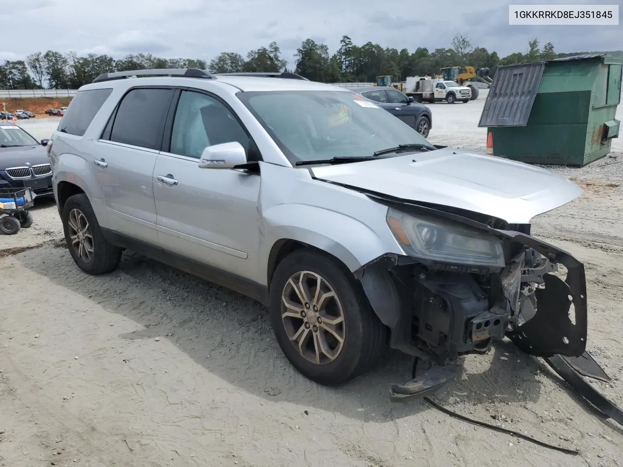 2014 GMC Acadia Slt-1 VIN: 1GKKRRKD8EJ351845 Lot: 71088994