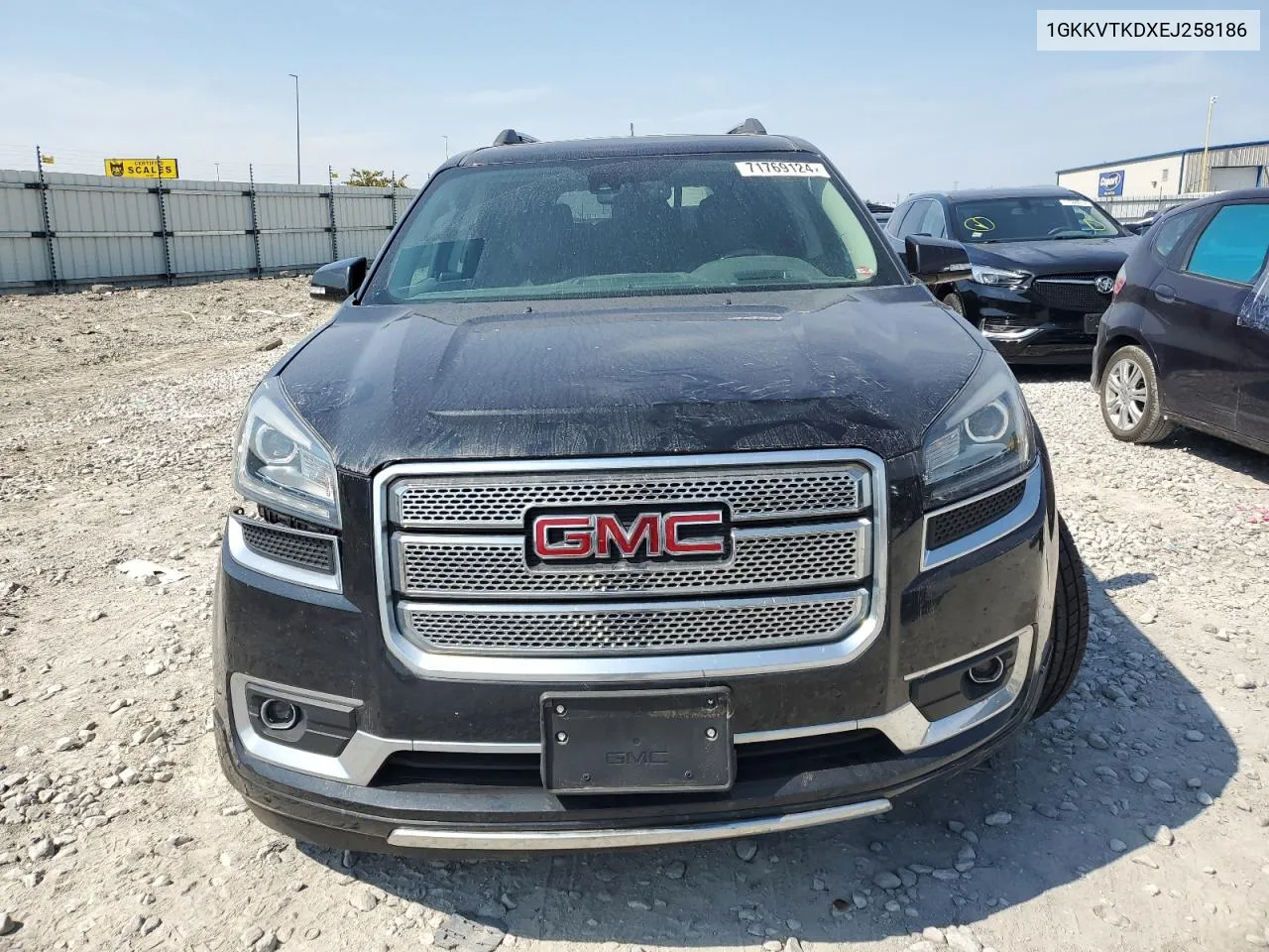 2014 GMC Acadia Denali VIN: 1GKKVTKDXEJ258186 Lot: 71769124