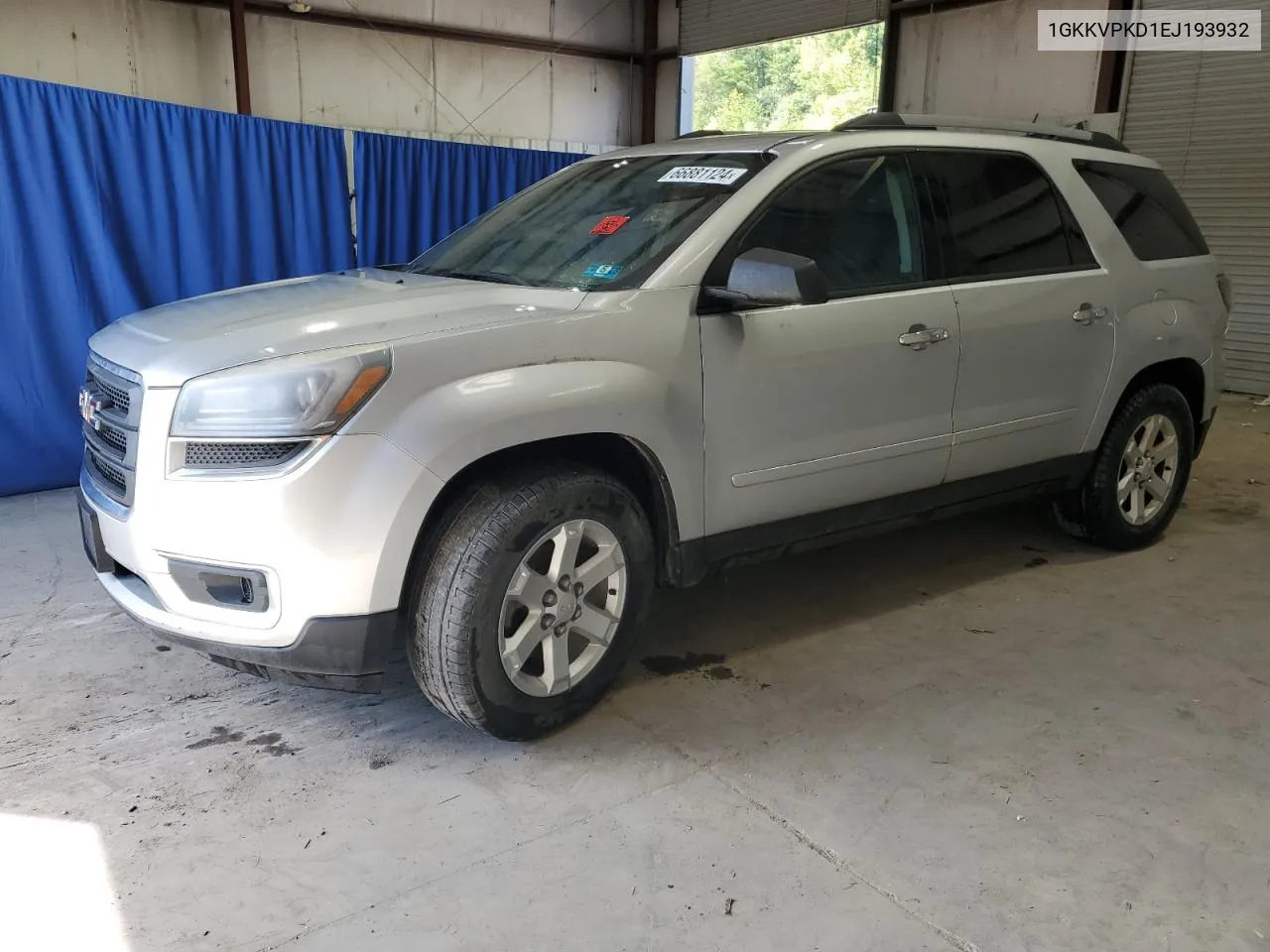 2014 GMC Acadia Sle VIN: 1GKKVPKD1EJ193932 Lot: 72055574