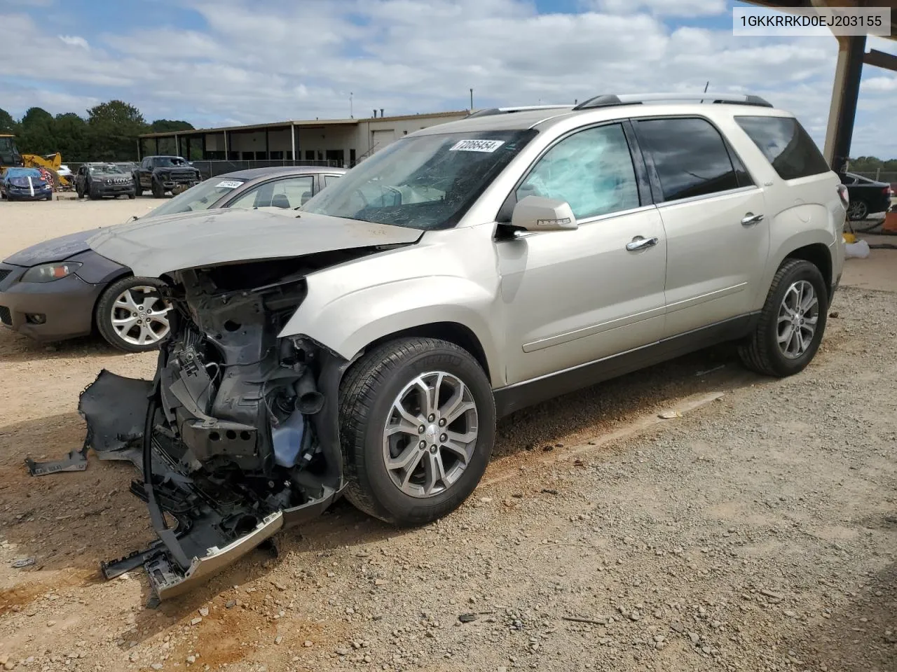 2014 GMC Acadia Slt-1 VIN: 1GKKRRKD0EJ203155 Lot: 72066454