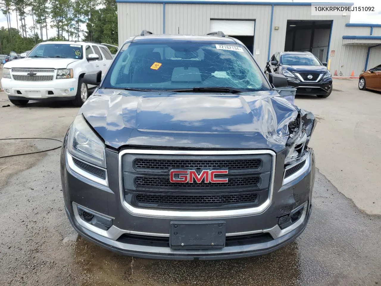 2014 GMC Acadia Sle VIN: 1GKKRPKD9EJ151092 Lot: 72182134