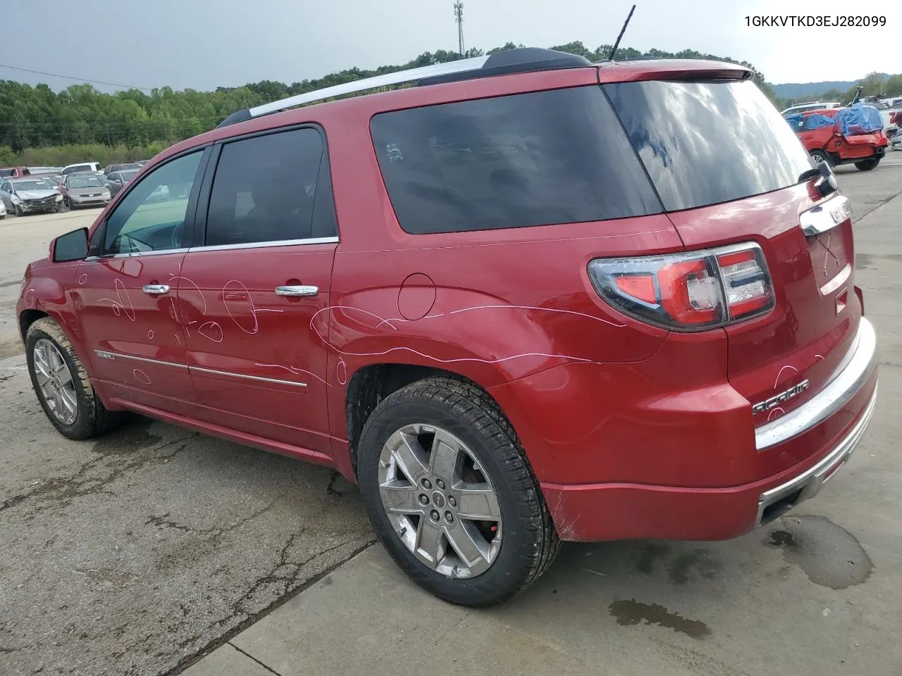 2014 GMC Acadia Denali VIN: 1GKKVTKD3EJ282099 Lot: 72385624