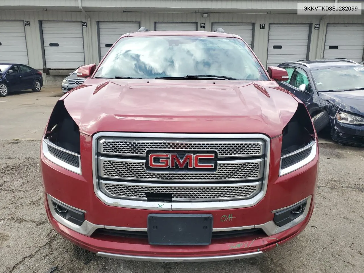 2014 GMC Acadia Denali VIN: 1GKKVTKD3EJ282099 Lot: 72385624