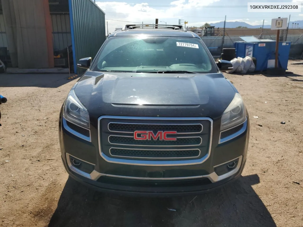 2014 GMC Acadia Slt-1 VIN: 1GKKVRKDXEJ292308 Lot: 72779794