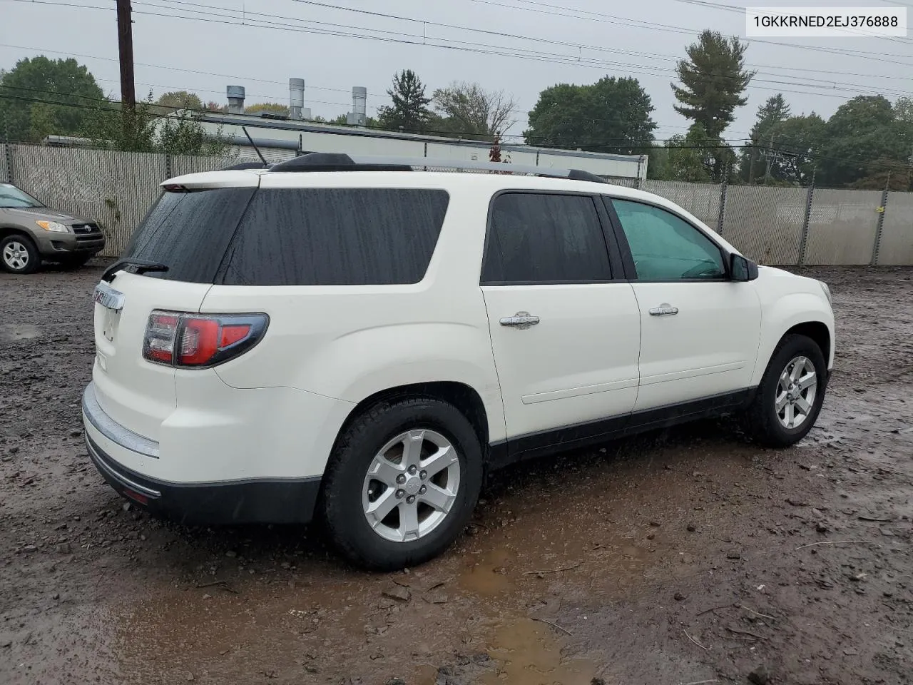 2014 GMC Acadia Sle VIN: 1GKKRNED2EJ376888 Lot: 72953774