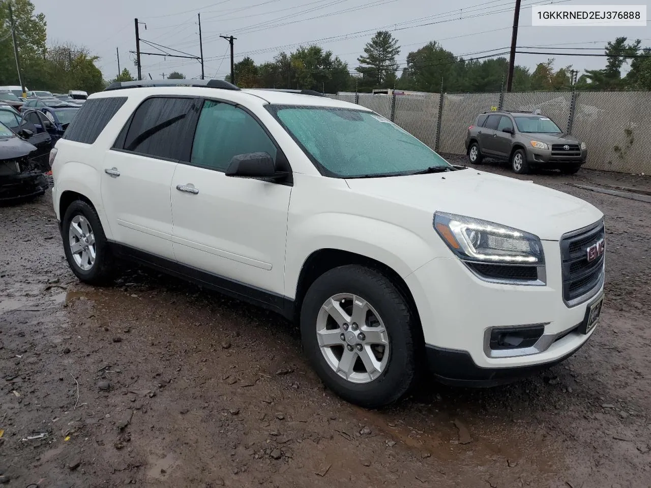 2014 GMC Acadia Sle VIN: 1GKKRNED2EJ376888 Lot: 72953774