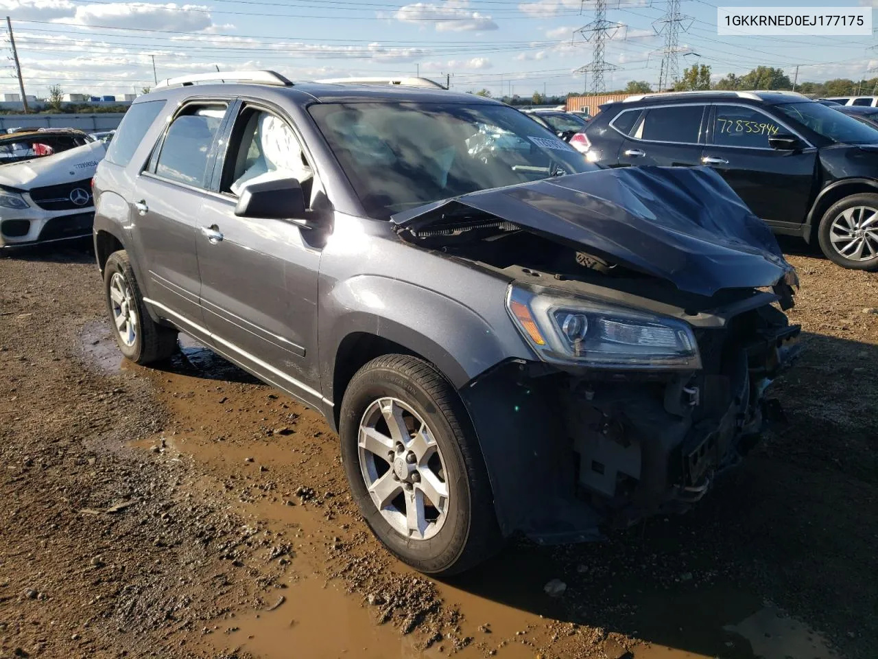 2014 GMC Acadia Sle VIN: 1GKKRNED0EJ177175 Lot: 72978974