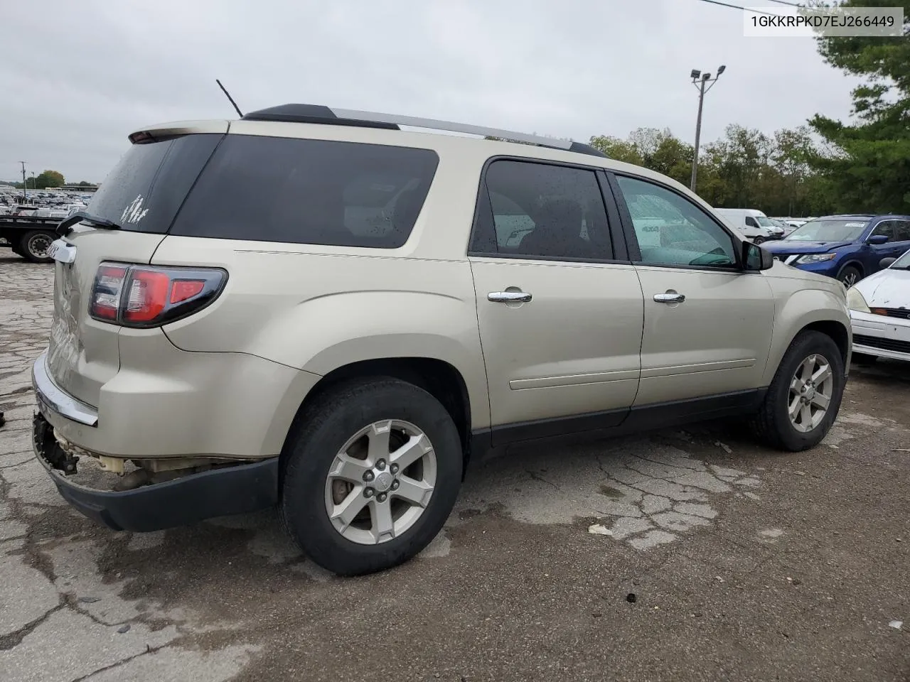 2014 GMC Acadia Sle VIN: 1GKKRPKD7EJ266449 Lot: 73026854