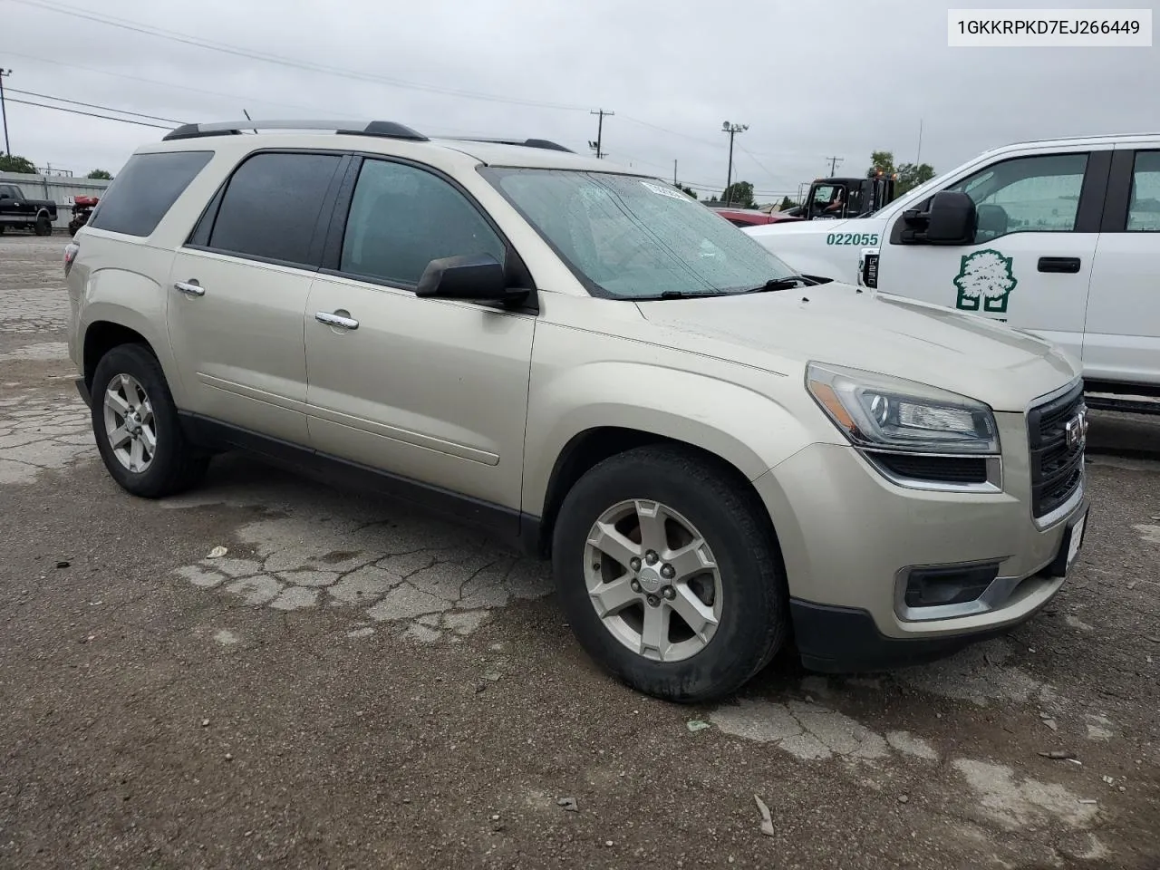 1GKKRPKD7EJ266449 2014 GMC Acadia Sle