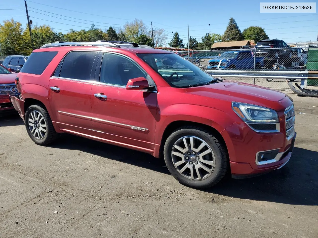 2014 GMC Acadia Denali VIN: 1GKKRTKD1EJ213626 Lot: 73233394