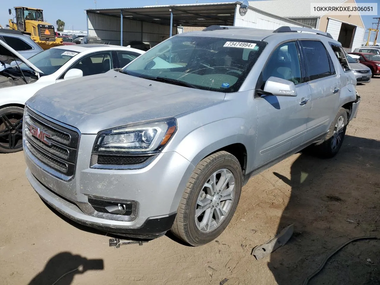 2014 GMC Acadia Slt-1 VIN: 1GKKRRKDXEJ306051 Lot: 73474994