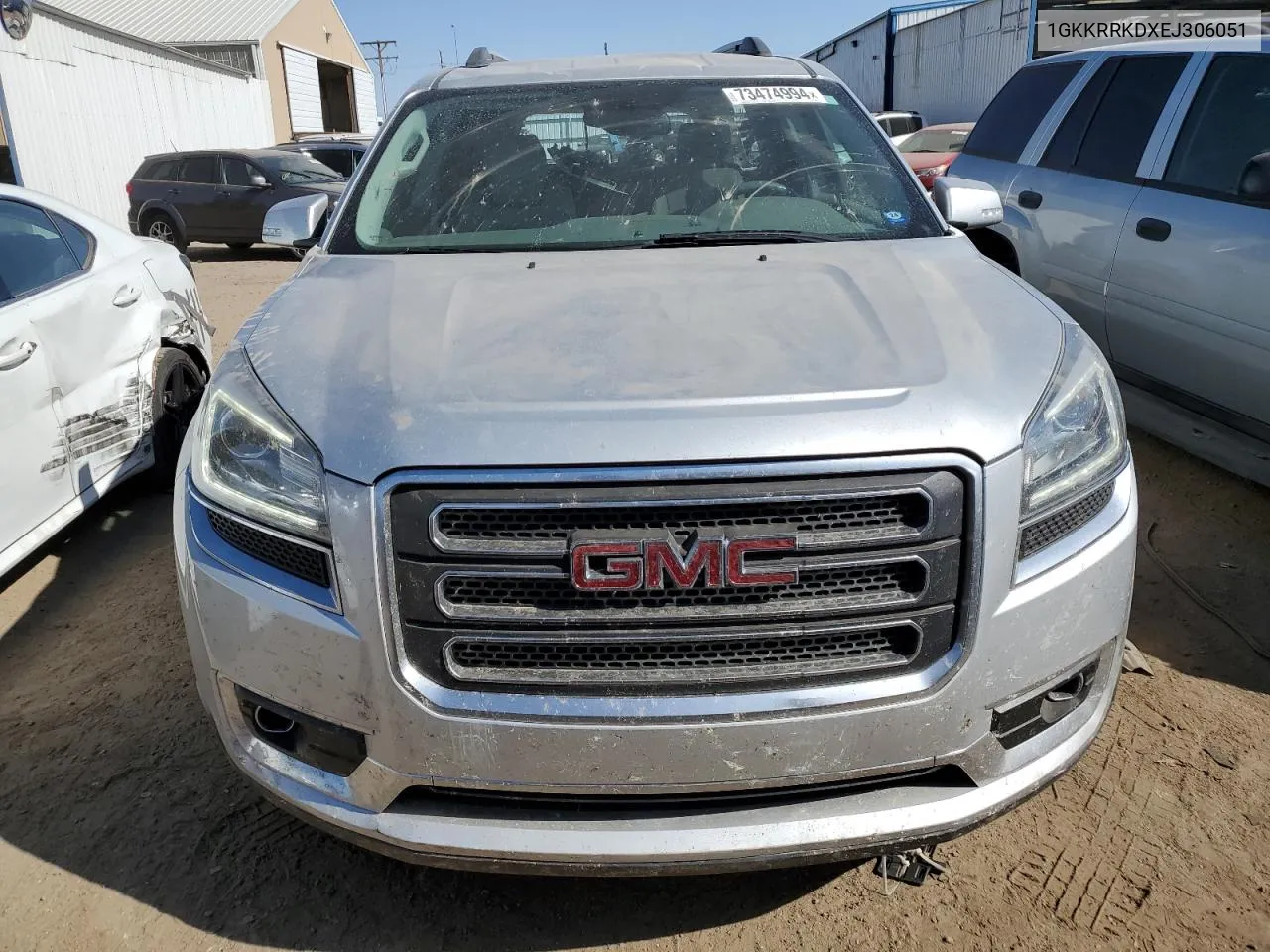 2014 GMC Acadia Slt-1 VIN: 1GKKRRKDXEJ306051 Lot: 73474994