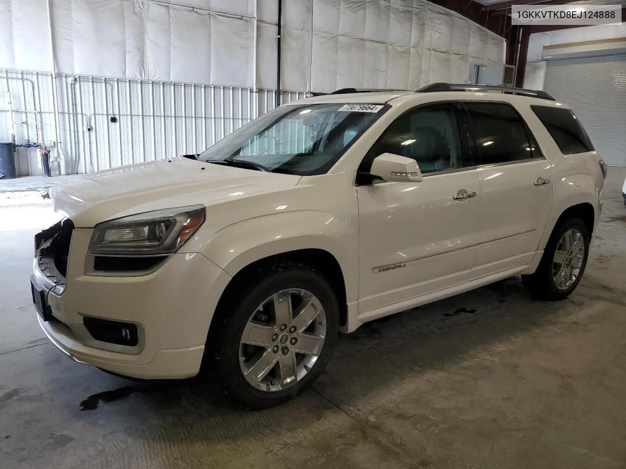 2014 GMC Acadia Denali VIN: 1GKKVTKD8EJ124888 Lot: 73679664