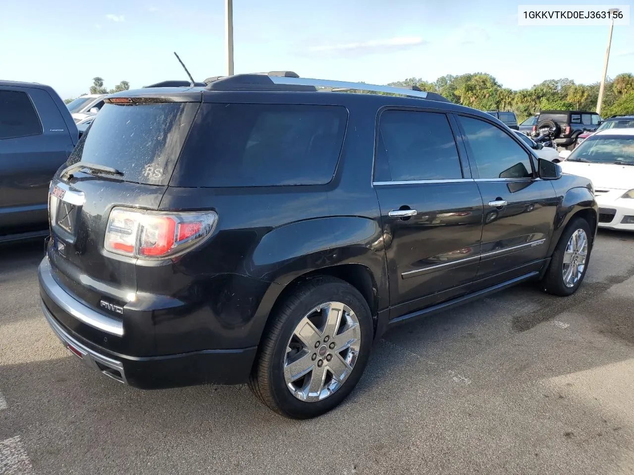 2014 GMC Acadia Denali VIN: 1GKKVTKD0EJ363156 Lot: 73743164