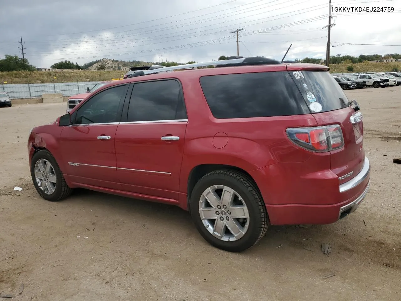 2014 GMC Acadia Denali VIN: 1GKKVTKD4EJ224759 Lot: 73767724