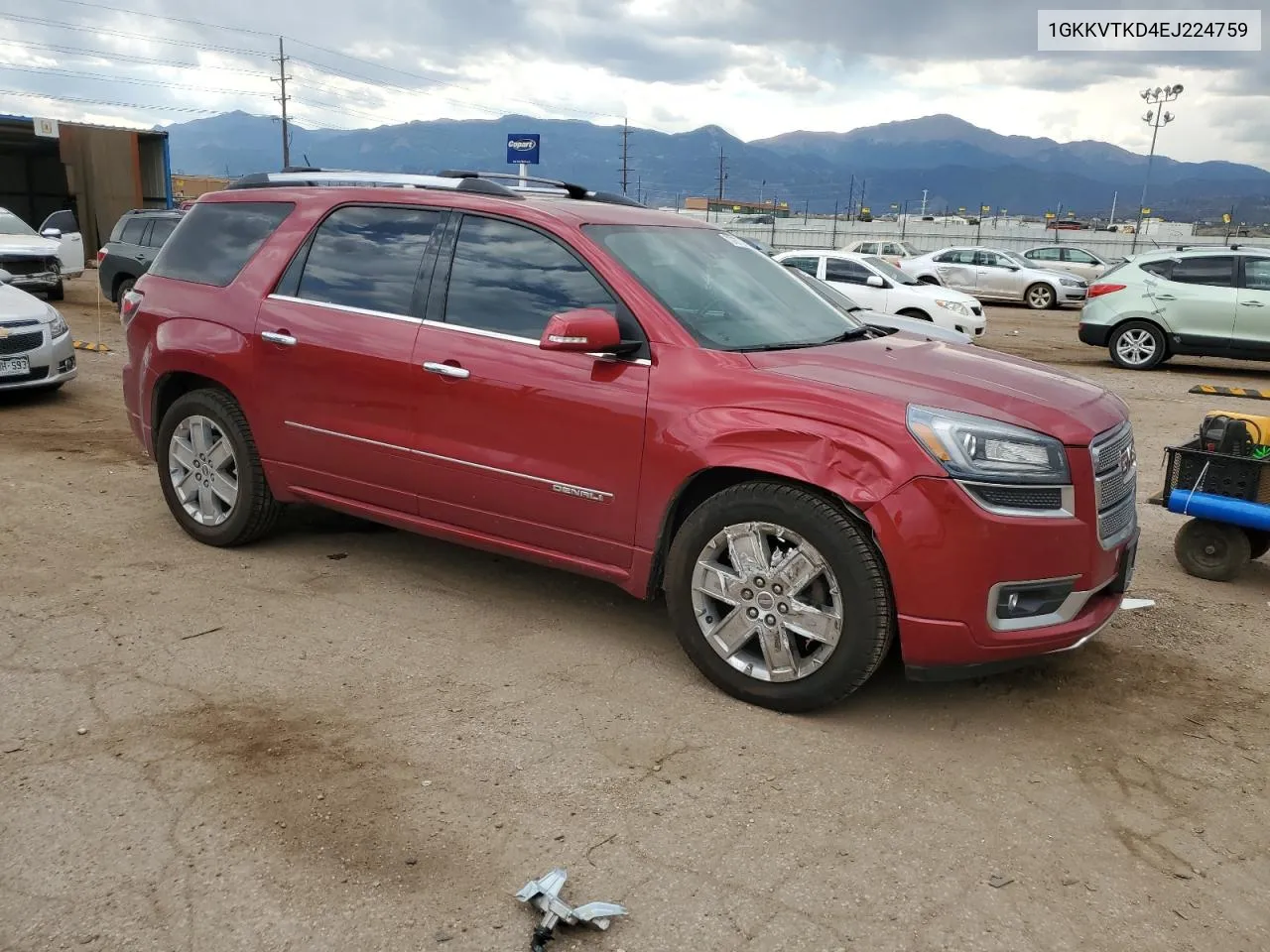 2014 GMC Acadia Denali VIN: 1GKKVTKD4EJ224759 Lot: 73767724