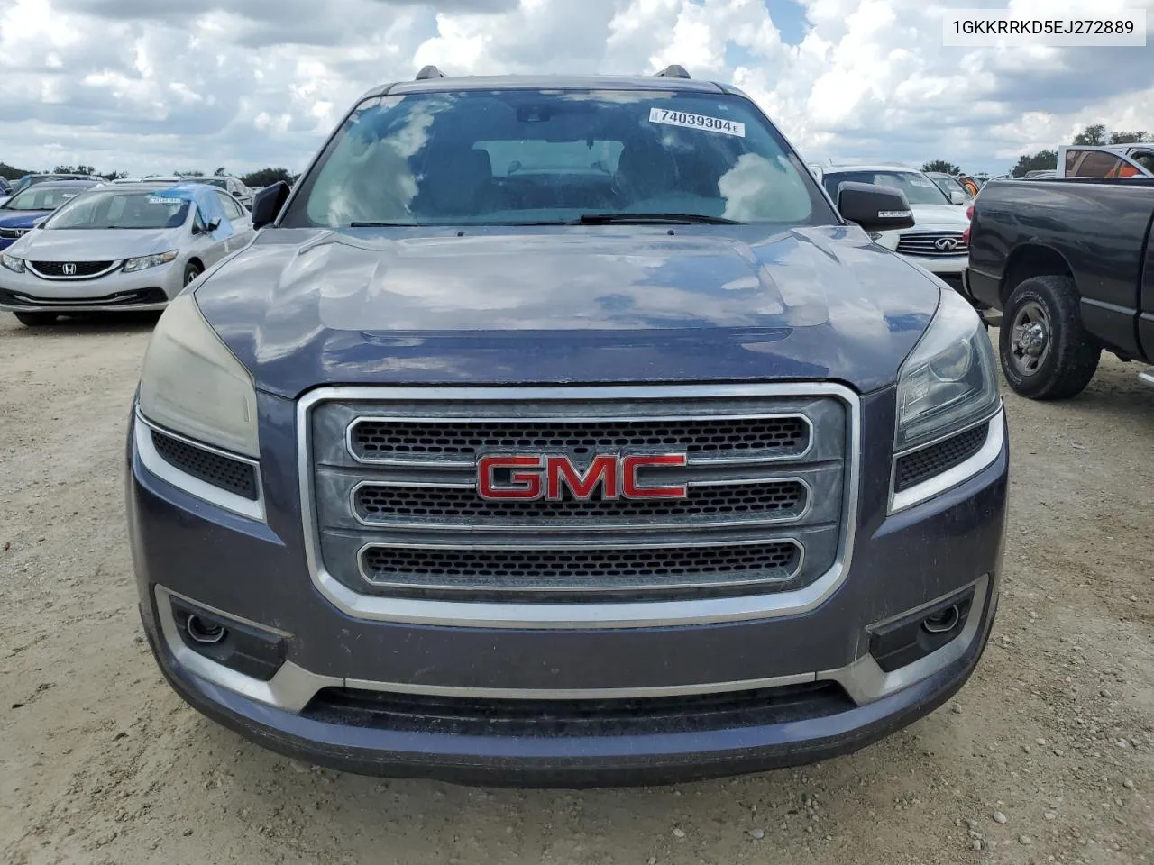 2014 GMC Acadia Slt-1 VIN: 1GKKRRKD5EJ272889 Lot: 74039304