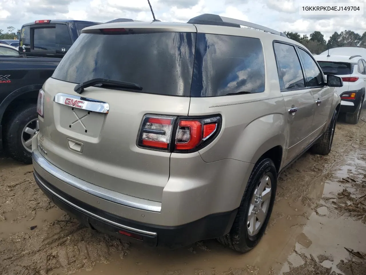 2014 GMC Acadia Sle VIN: 1GKKRPKD4EJ149704 Lot: 74098674