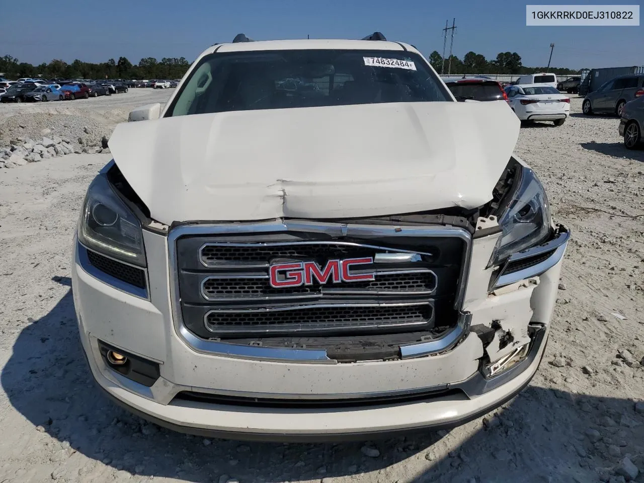 2014 GMC Acadia Slt-1 VIN: 1GKKRRKD0EJ310822 Lot: 74832484