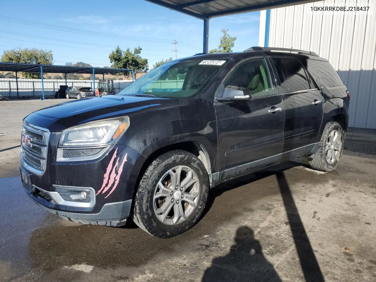 2014 GMC Acadia Slt-1 VIN: 1GKKRRKD8EJ218437 Lot: 75044564