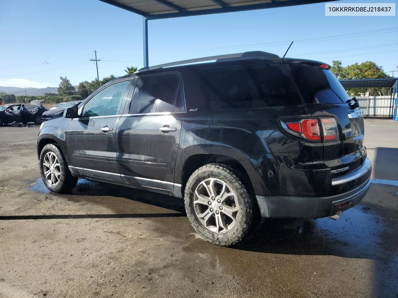 2014 GMC Acadia Slt-1 VIN: 1GKKRRKD8EJ218437 Lot: 75044564