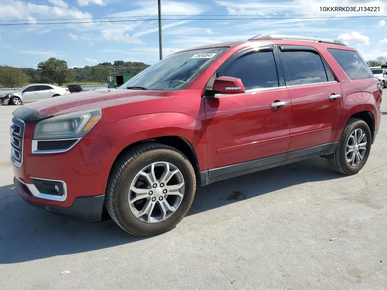 2014 GMC Acadia Slt-1 VIN: 1GKKRRKD3EJ134221 Lot: 75302864