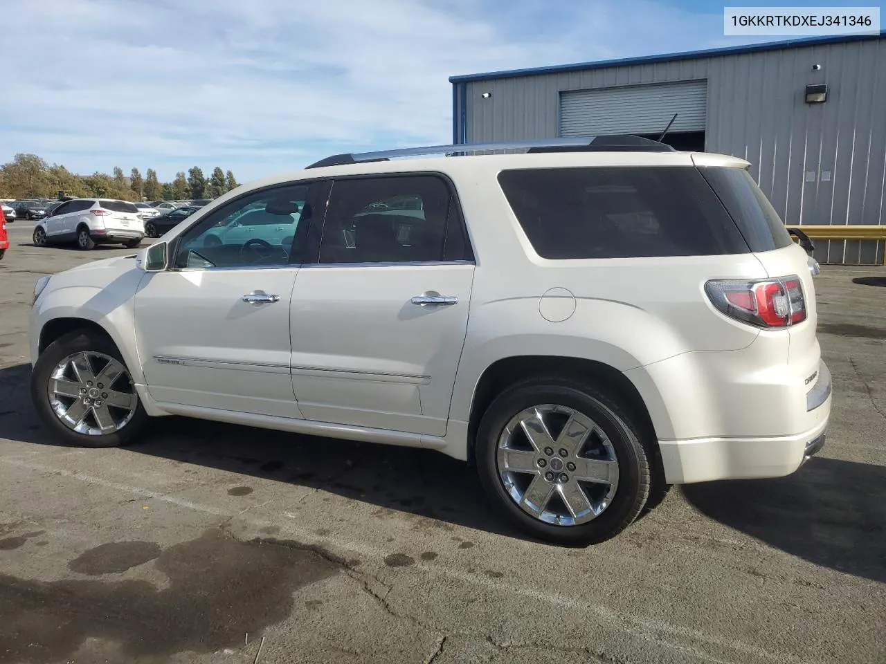 2014 GMC Acadia Denali VIN: 1GKKRTKDXEJ341346 Lot: 75557894