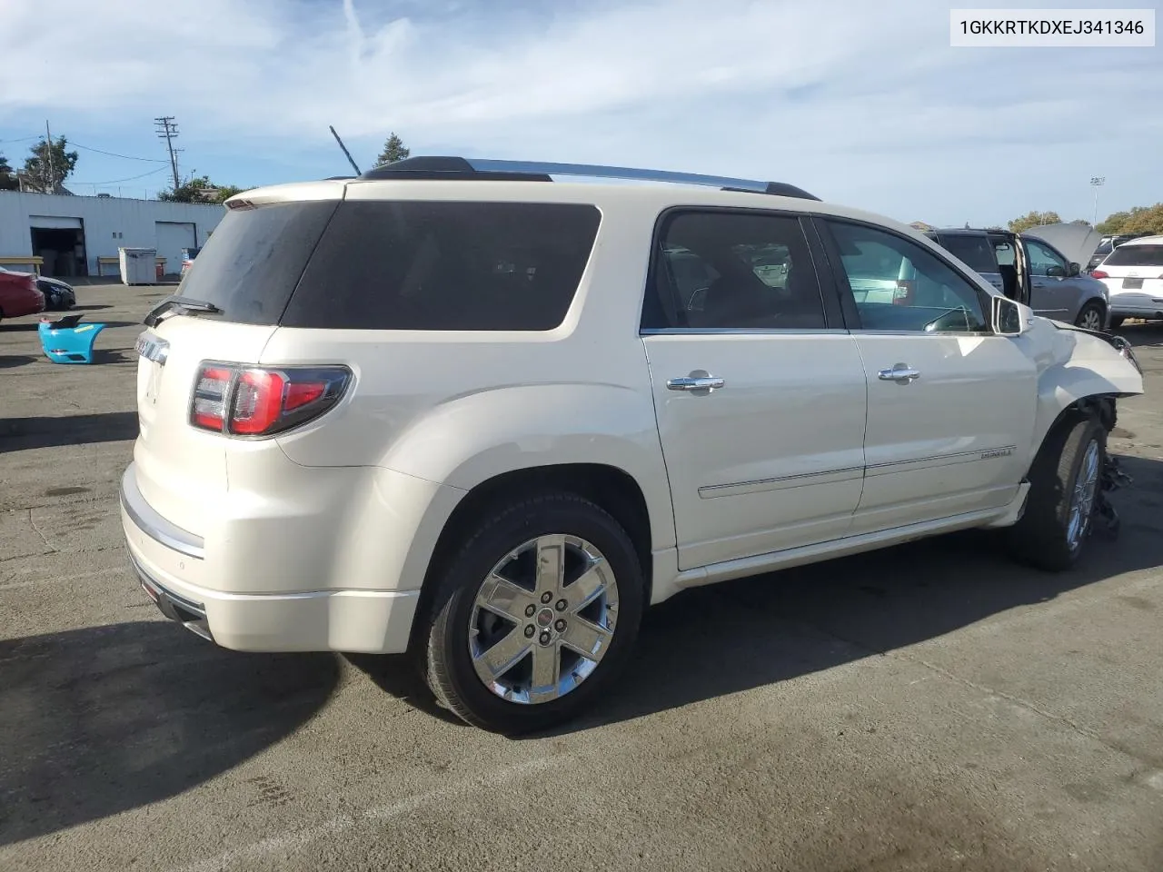 2014 GMC Acadia Denali VIN: 1GKKRTKDXEJ341346 Lot: 75557894