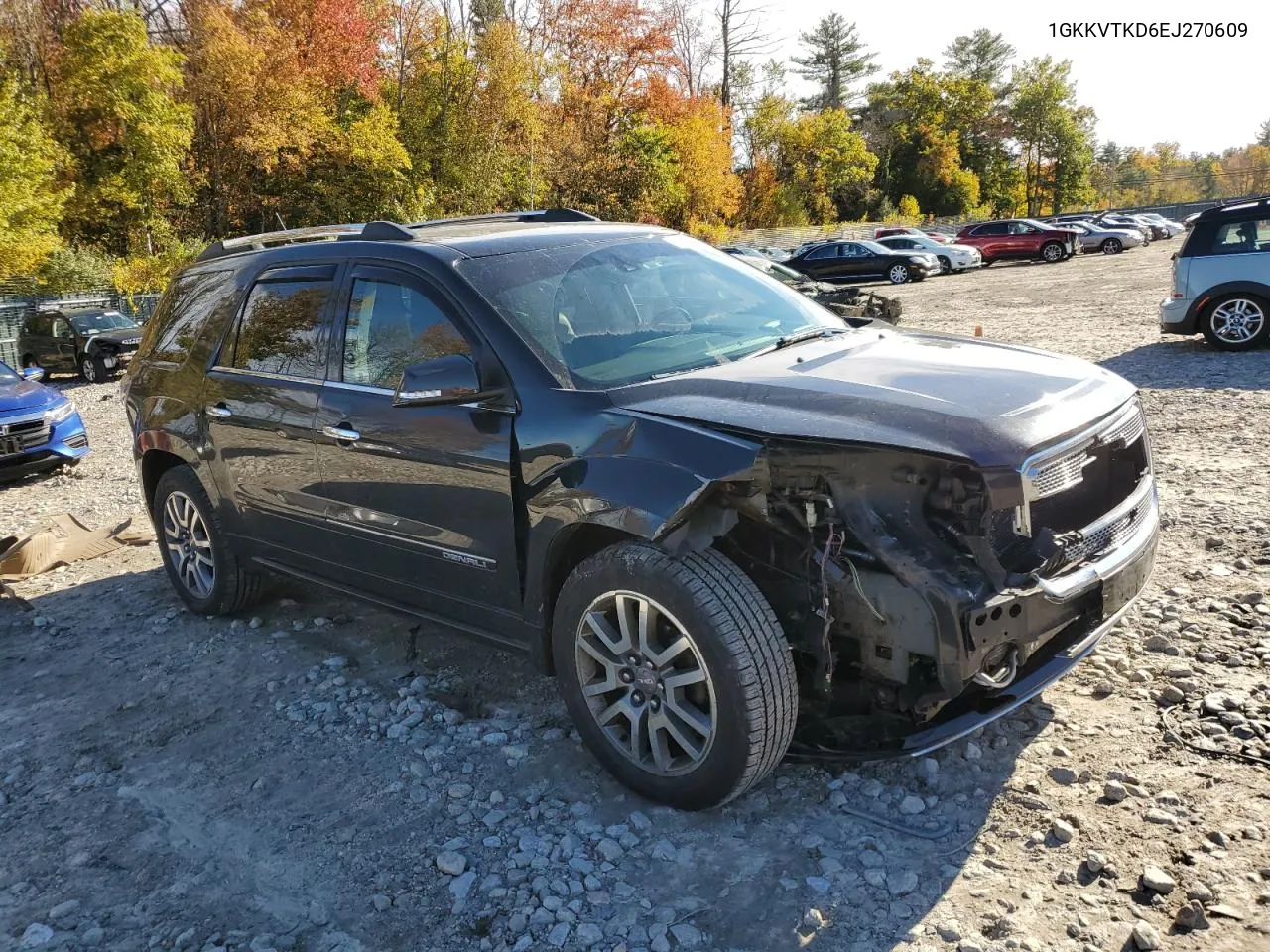 2014 GMC Acadia Denali VIN: 1GKKVTKD6EJ270609 Lot: 75635844