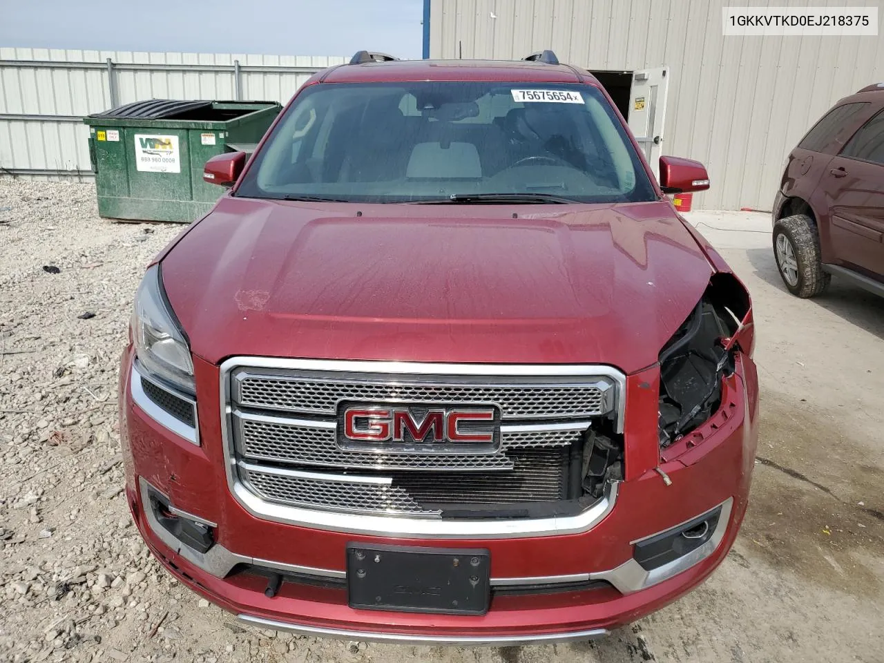 1GKKVTKD0EJ218375 2014 GMC Acadia Denali