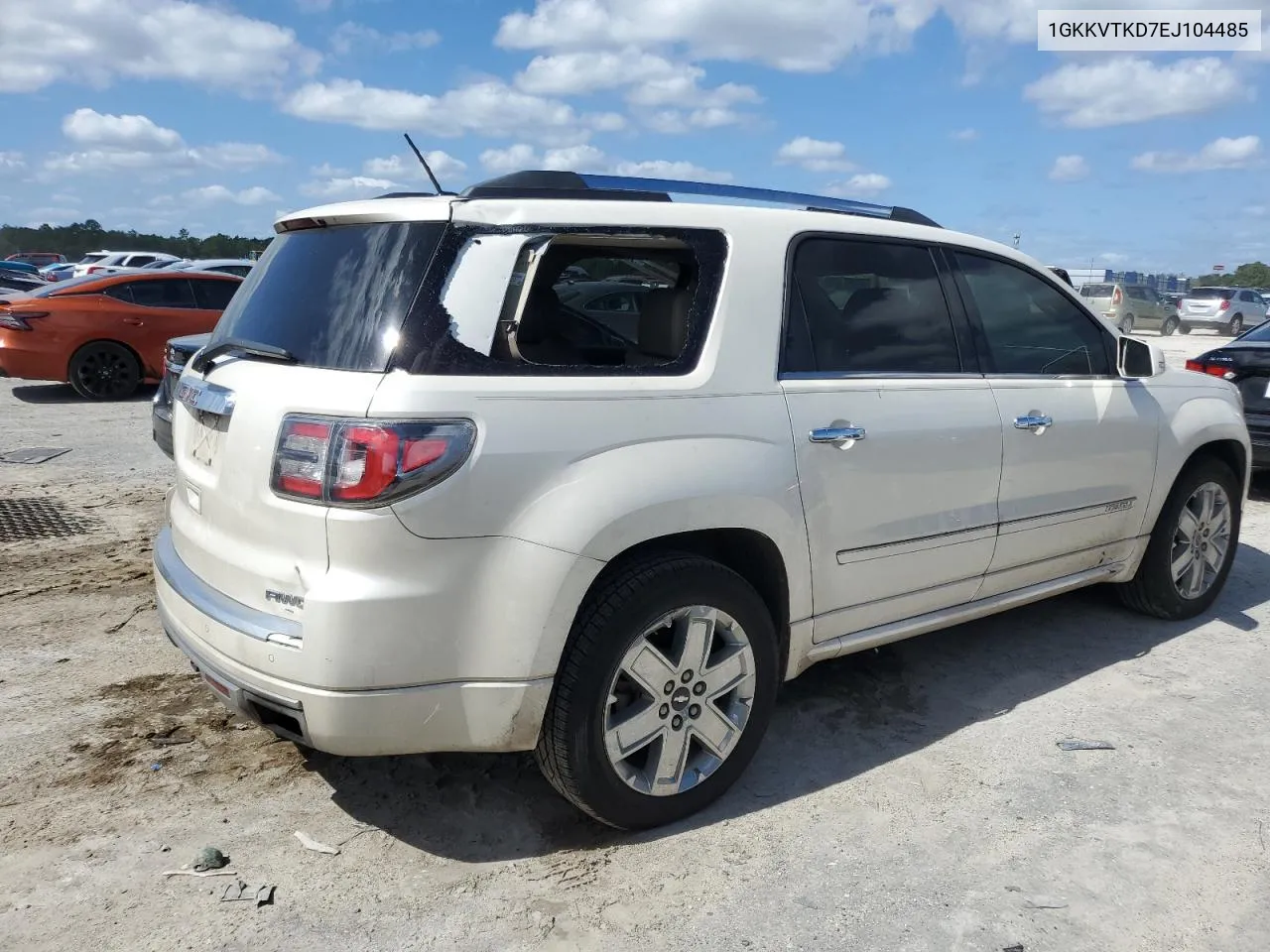 1GKKVTKD7EJ104485 2014 GMC Acadia Denali