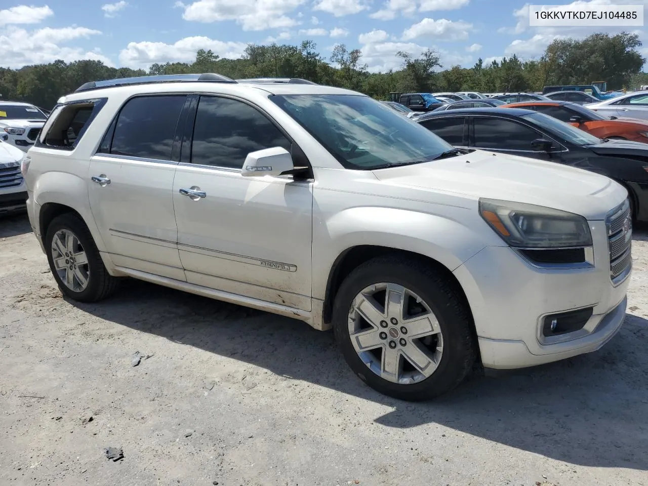 1GKKVTKD7EJ104485 2014 GMC Acadia Denali