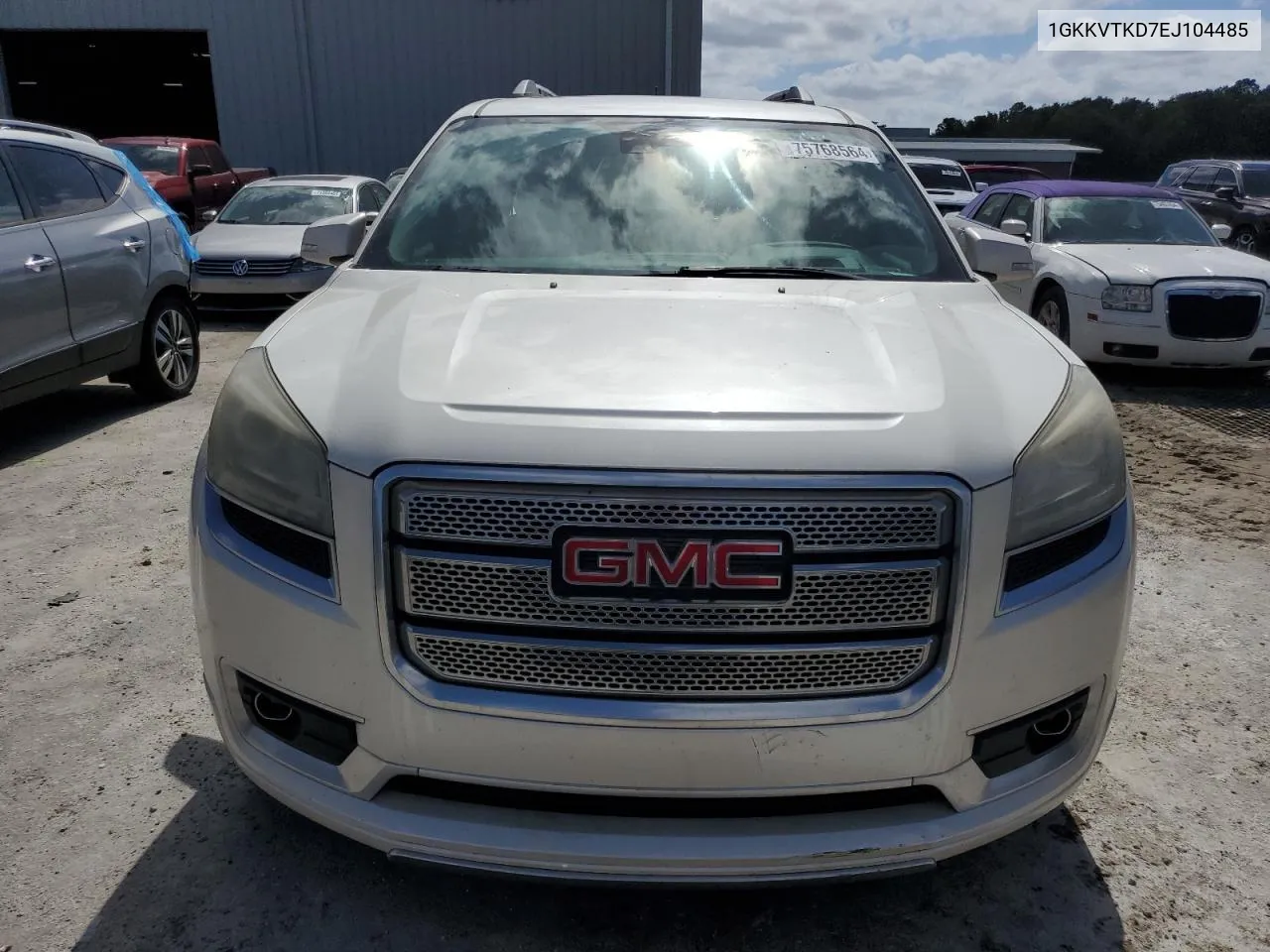 1GKKVTKD7EJ104485 2014 GMC Acadia Denali