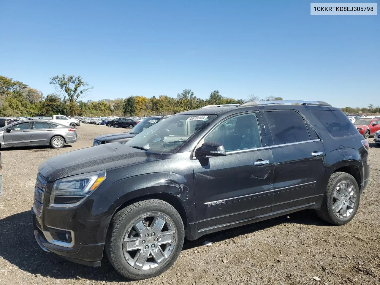 2014 GMC Acadia Denali VIN: 1GKKRTKD8EJ305798 Lot: 75919284