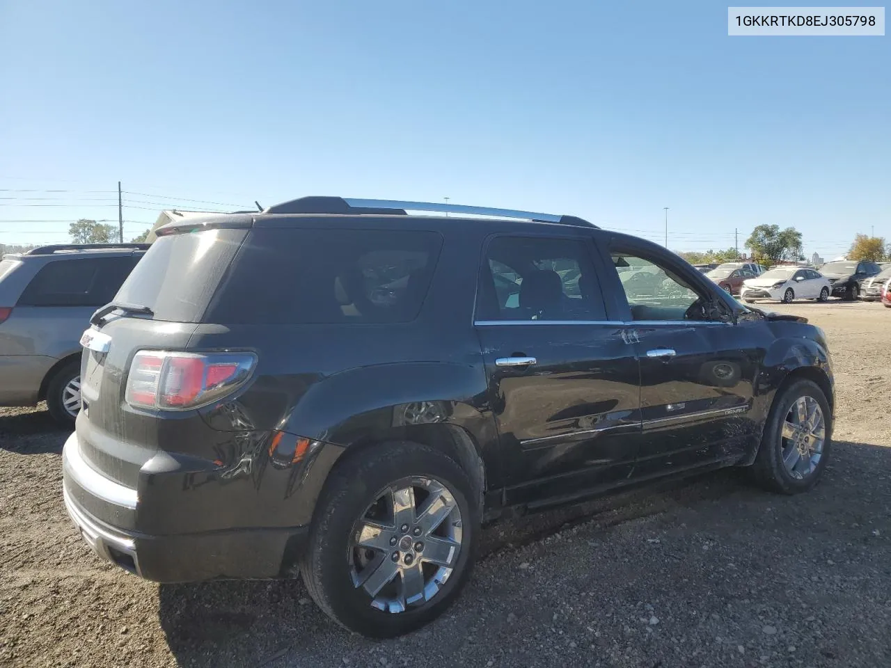 2014 GMC Acadia Denali VIN: 1GKKRTKD8EJ305798 Lot: 75919284