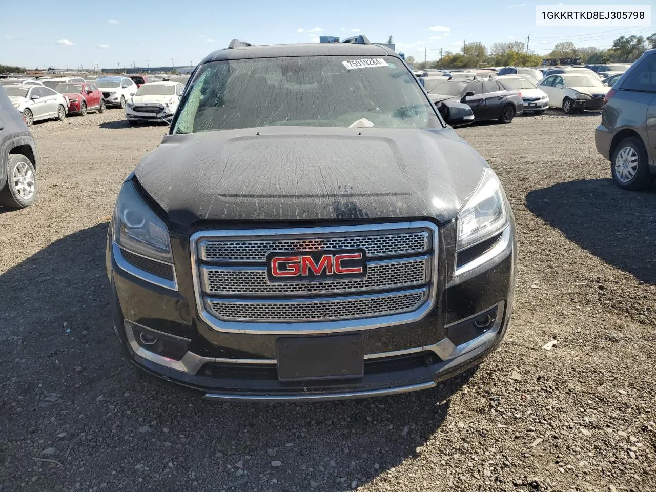 2014 GMC Acadia Denali VIN: 1GKKRTKD8EJ305798 Lot: 75919284