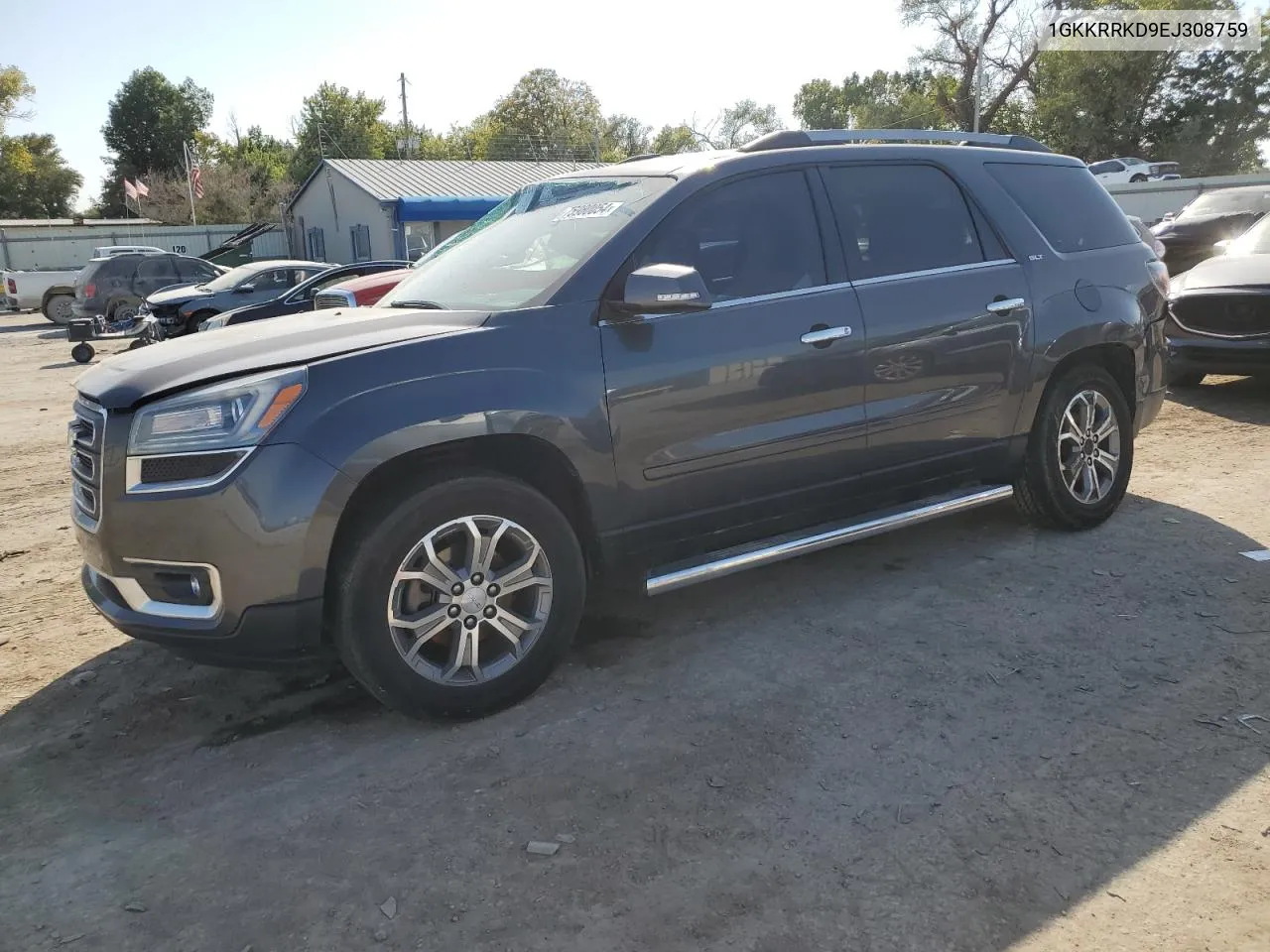 2014 GMC Acadia Slt-1 VIN: 1GKKRRKD9EJ308759 Lot: 75980054