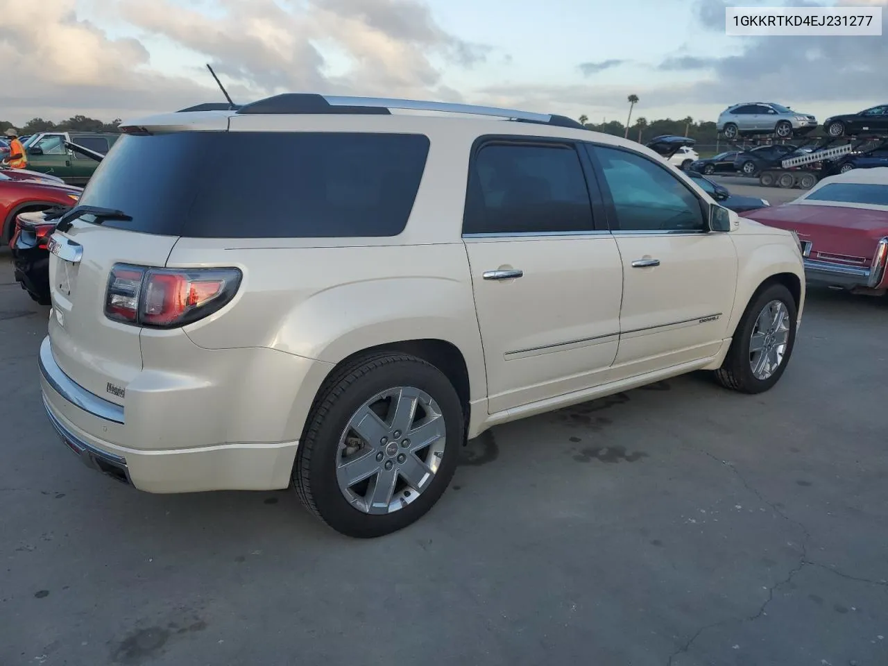 2014 GMC Acadia Denali VIN: 1GKKRTKD4EJ231277 Lot: 76037854