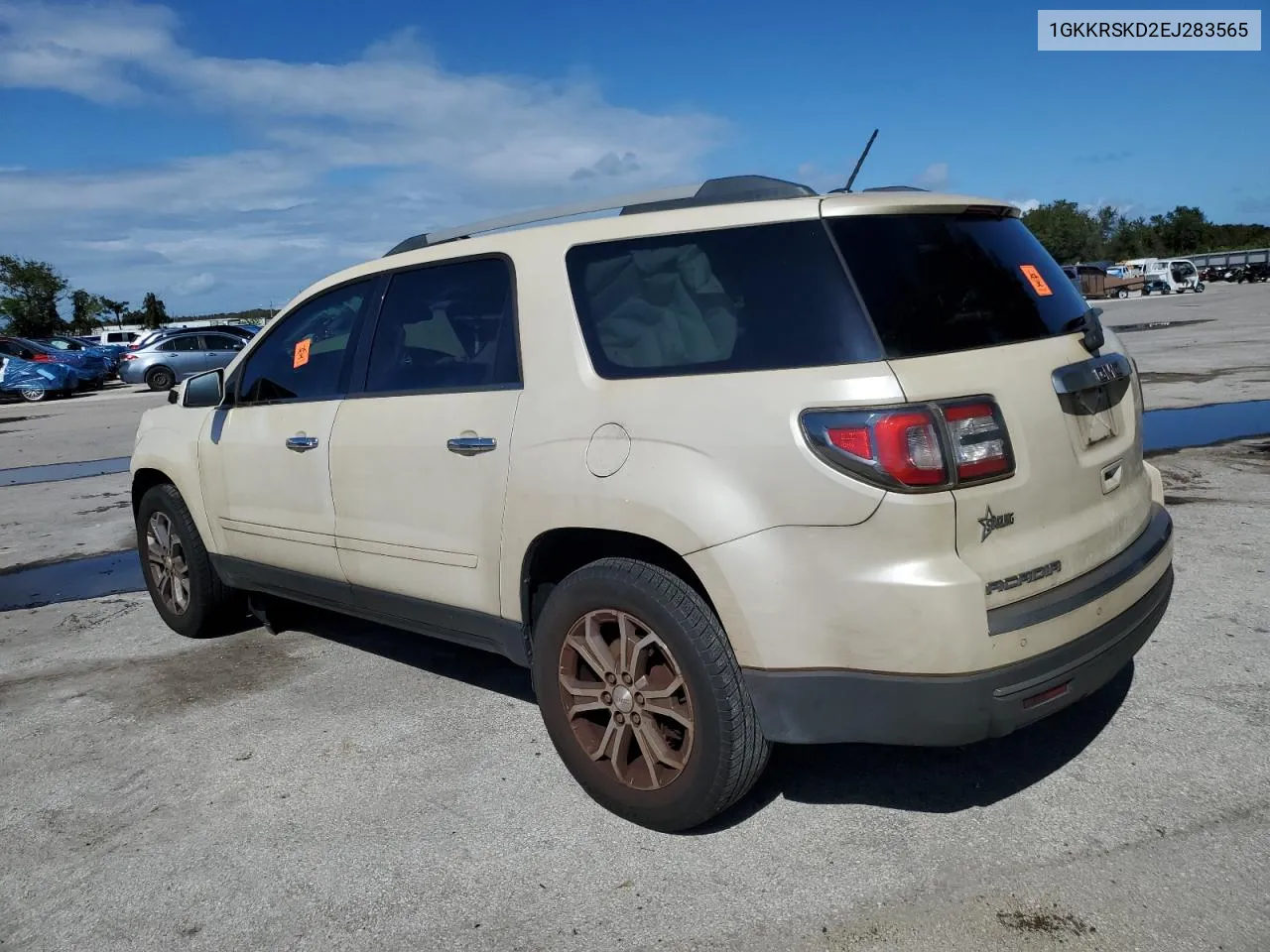 2014 GMC Acadia Slt-2 VIN: 1GKKRSKD2EJ283565 Lot: 76093464