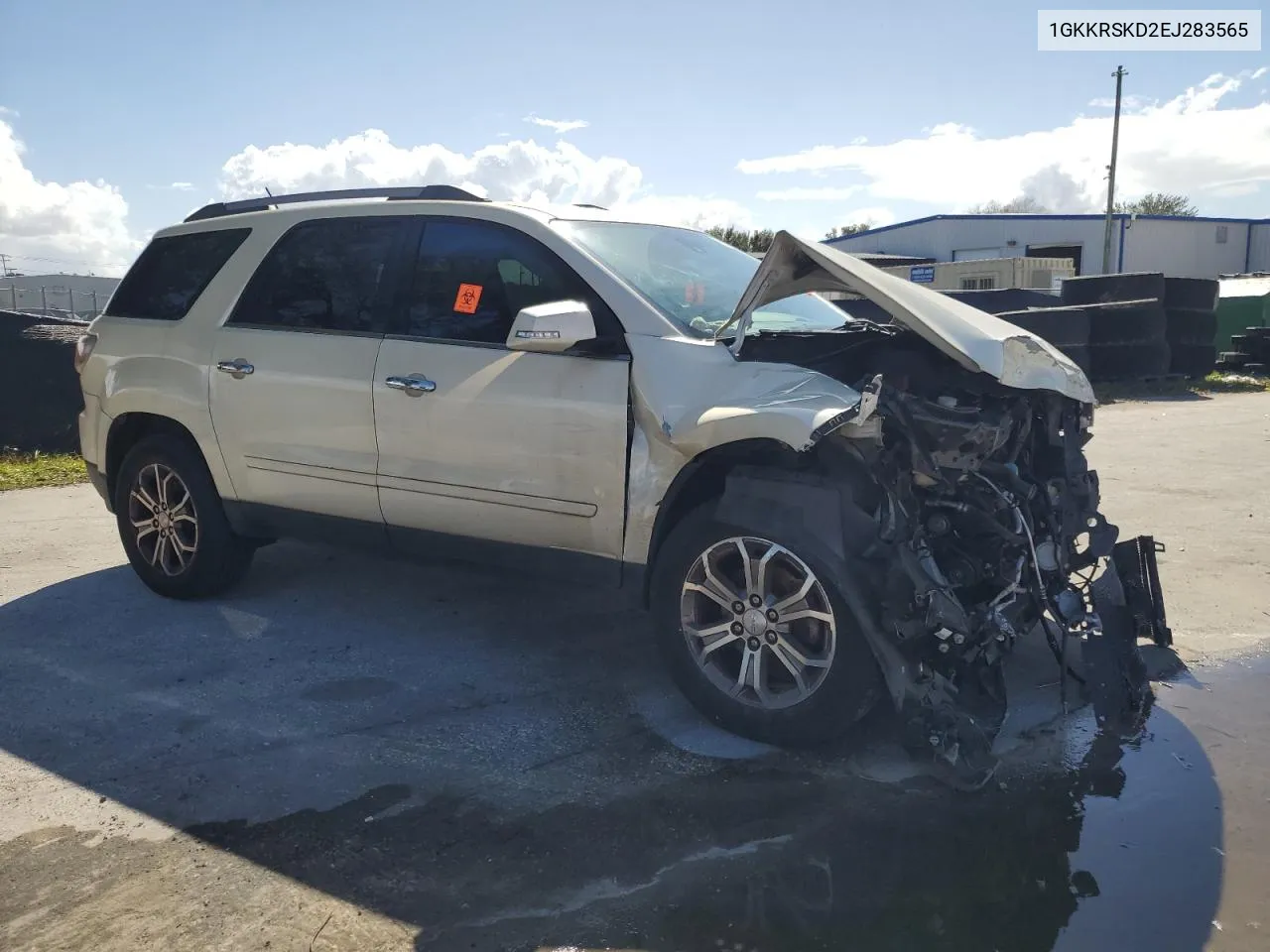 2014 GMC Acadia Slt-2 VIN: 1GKKRSKD2EJ283565 Lot: 76093464