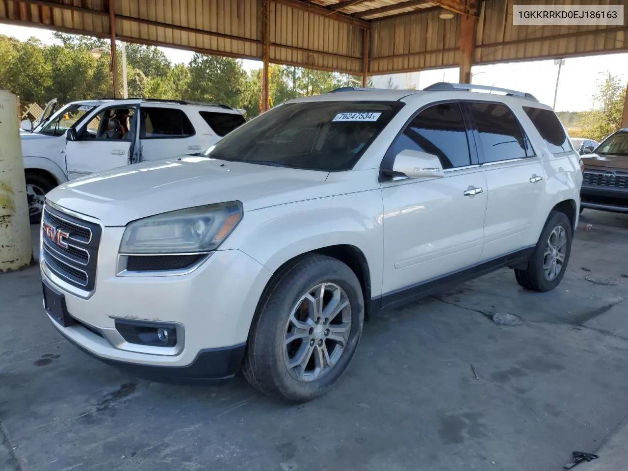 1GKKRRKD0EJ186163 2014 GMC Acadia Slt-1