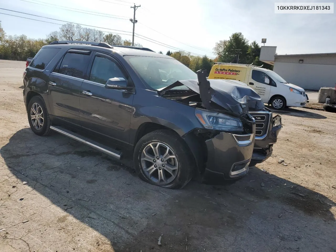 2014 GMC Acadia Slt-1 VIN: 1GKKRRKDXEJ181343 Lot: 76702674