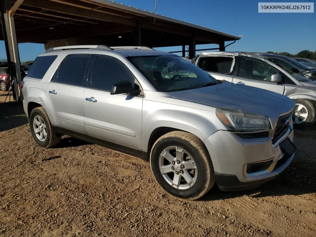 2014 GMC Acadia Sle VIN: 1GKKRPKD4EJ267512 Lot: 76910354