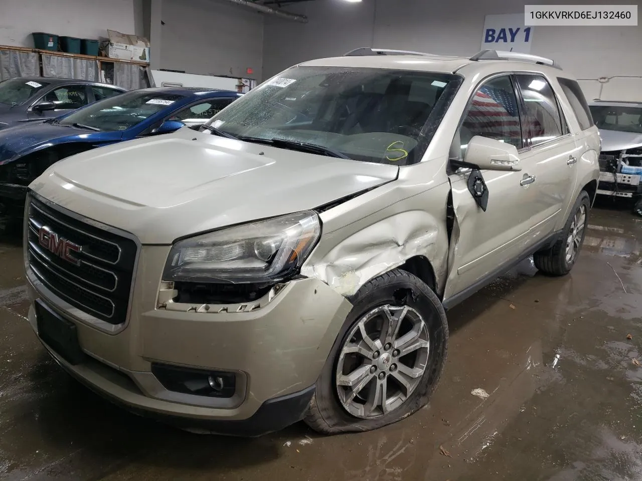 2014 GMC Acadia Slt-1 VIN: 1GKKVRKD6EJ132460 Lot: 77040014