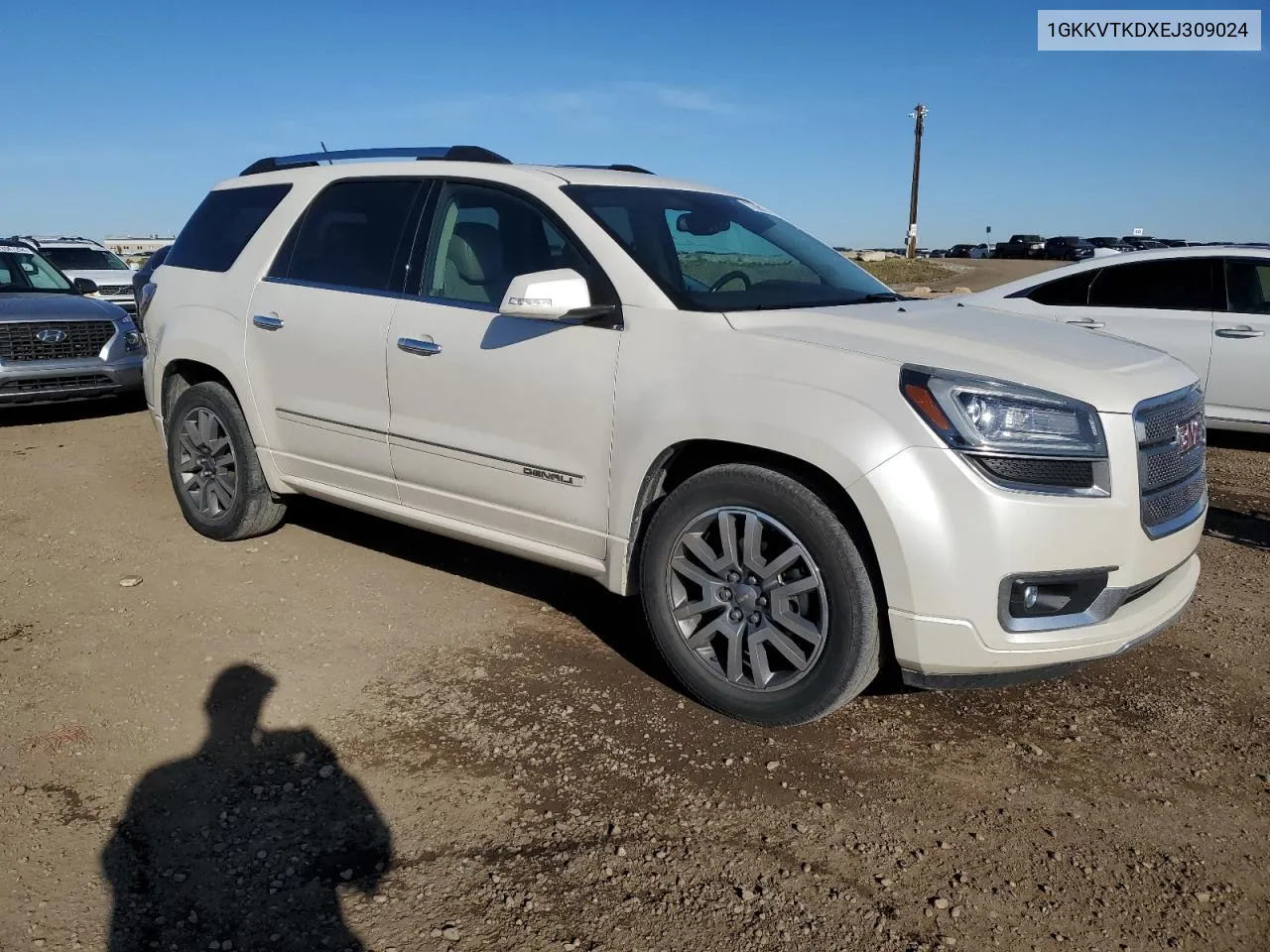 2014 GMC Acadia Denali VIN: 1GKKVTKDXEJ309024 Lot: 77385164