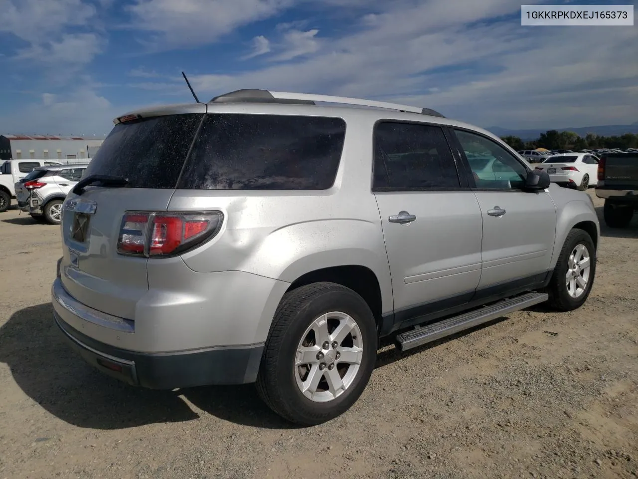 2014 GMC Acadia Sle VIN: 1GKKRPKDXEJ165373 Lot: 78038414