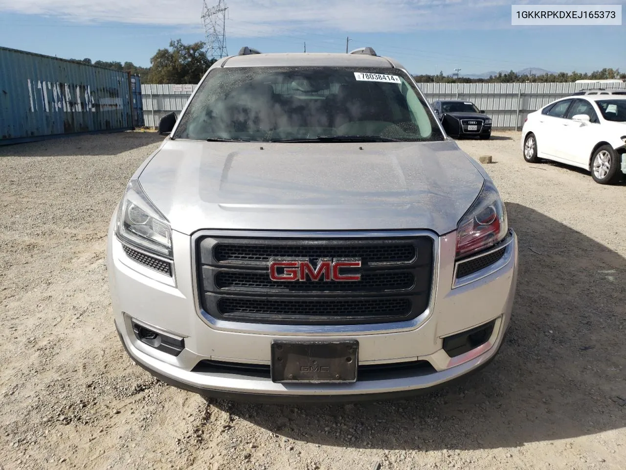 2014 GMC Acadia Sle VIN: 1GKKRPKDXEJ165373 Lot: 78038414