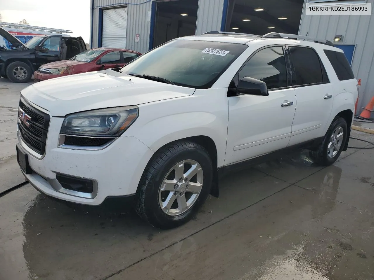 2014 GMC Acadia Sle VIN: 1GKKRPKD2EJ186993 Lot: 79331824