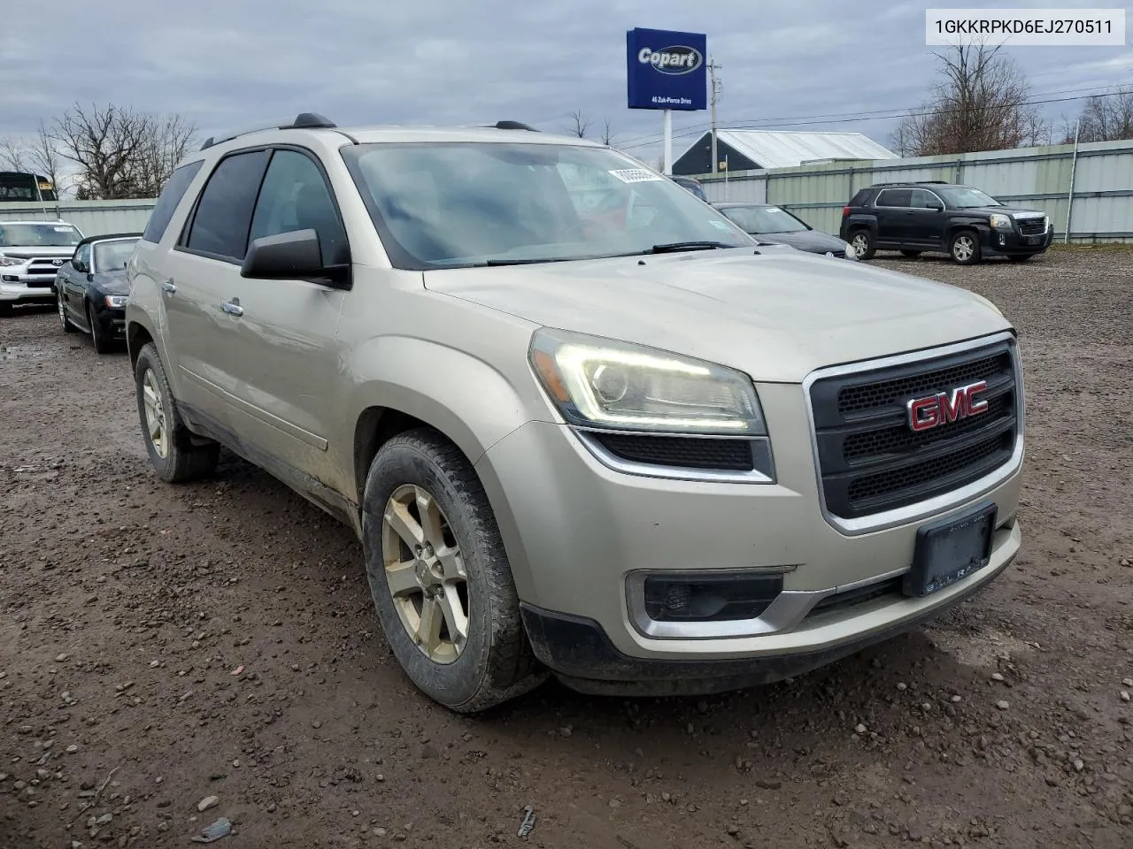 2014 GMC Acadia Sle VIN: 1GKKRPKD6EJ270511 Lot: 80055594